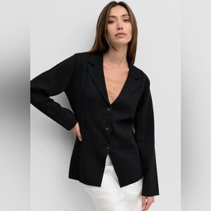 Mod Ref Tailored ButtonUp Knit Cardigan Jacket